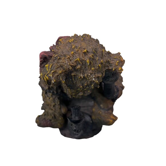 Bear Figurine Holding A Vintage Candlestick Telephone - Picture 6 of 8